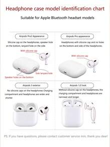 1 Cute Silicone Bow Lace Fur Ball Earphone Case