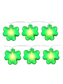 Led Green St Patrick's Day String Lights, Battery Operated Portable Green LED Lights For St.Patricks Day Decoration Irish Party Decor - Multicolor - View 5