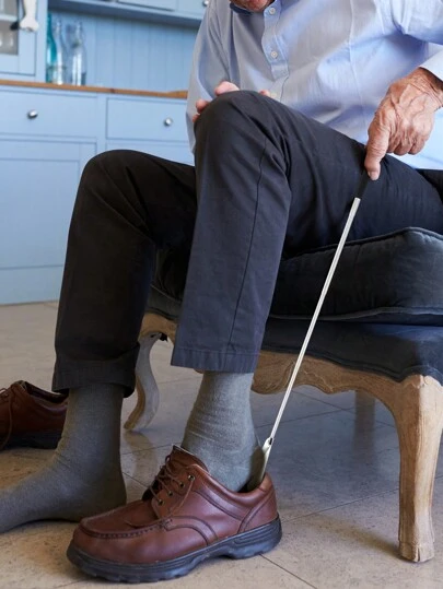 Suricat Extra Long Handled Shoe Horn (Adjustable10-24.8 Inches) - Metal Shoehorn For Men And Women- Large Standing Reach Assist For Seniors,Shoe Spoon, Shoehorn Long-Handle, For Women Men Sneakers Shoes, Casual Shoes, Dress Shoes