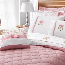 Quilts - Màu hồng gỉ - Xem 3