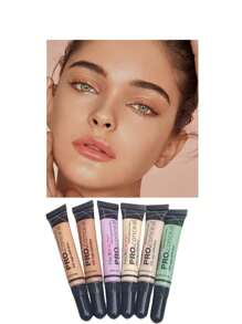 Corrector Profesional de Colores Paquete de 6 Colores Para Rostro