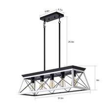 5-Light Farmhouse Chandeliers For Dining Room - trắng - Xem 5