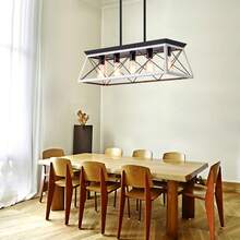 5-Light Farmhouse Chandeliers For Dining Room - trắng - Xem 6