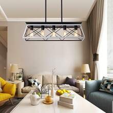 5-Light Farmhouse Chandeliers For Dining Room - trắng - Xem 3