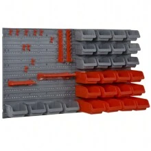 Garage Tool Storage Racks - Red - View 2