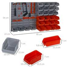 Garage Tool Storage Racks - Red - View 3