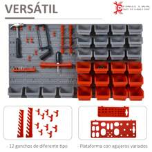 Garage Tool Storage Racks - Red - View 5