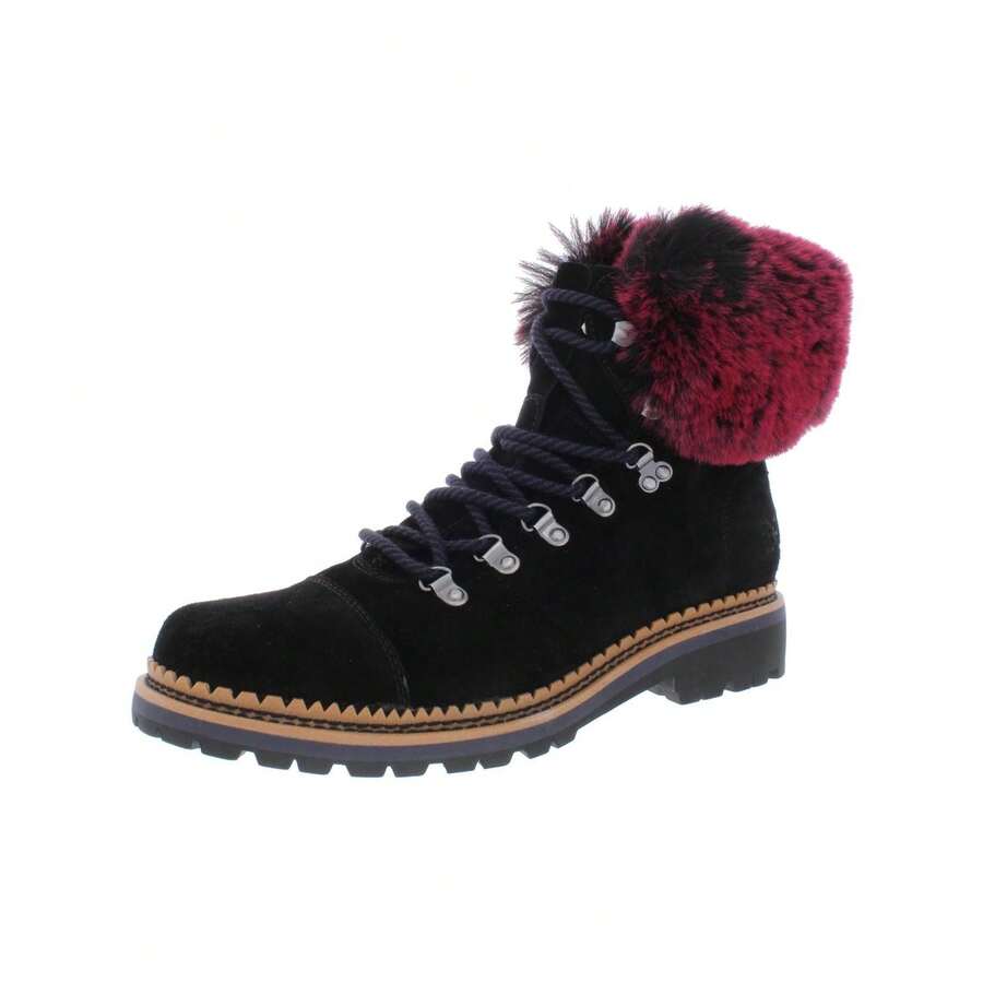 Sam Edelman Bowen Womens Suede  Booties - black suede - View 1