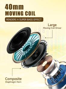 Newest Over-Ear Wireless Headphones With Gradient Running Lights And Stretchable Headband, Compatible With Business And Smart Phones, High Definition Calls And Cool Game Experience. With Usb-C Connection, Foldable Design, Large Ear Muffs And Hifi Bass, Provides Long Battery Life. Cheap And Ideal Gift For Valentine'S Day And New Year. - Beige - View 3