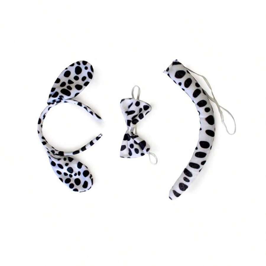 3 Pcs Pekingese Hair Hoop Cute Animals Cosplay Costume Sets Adult Large