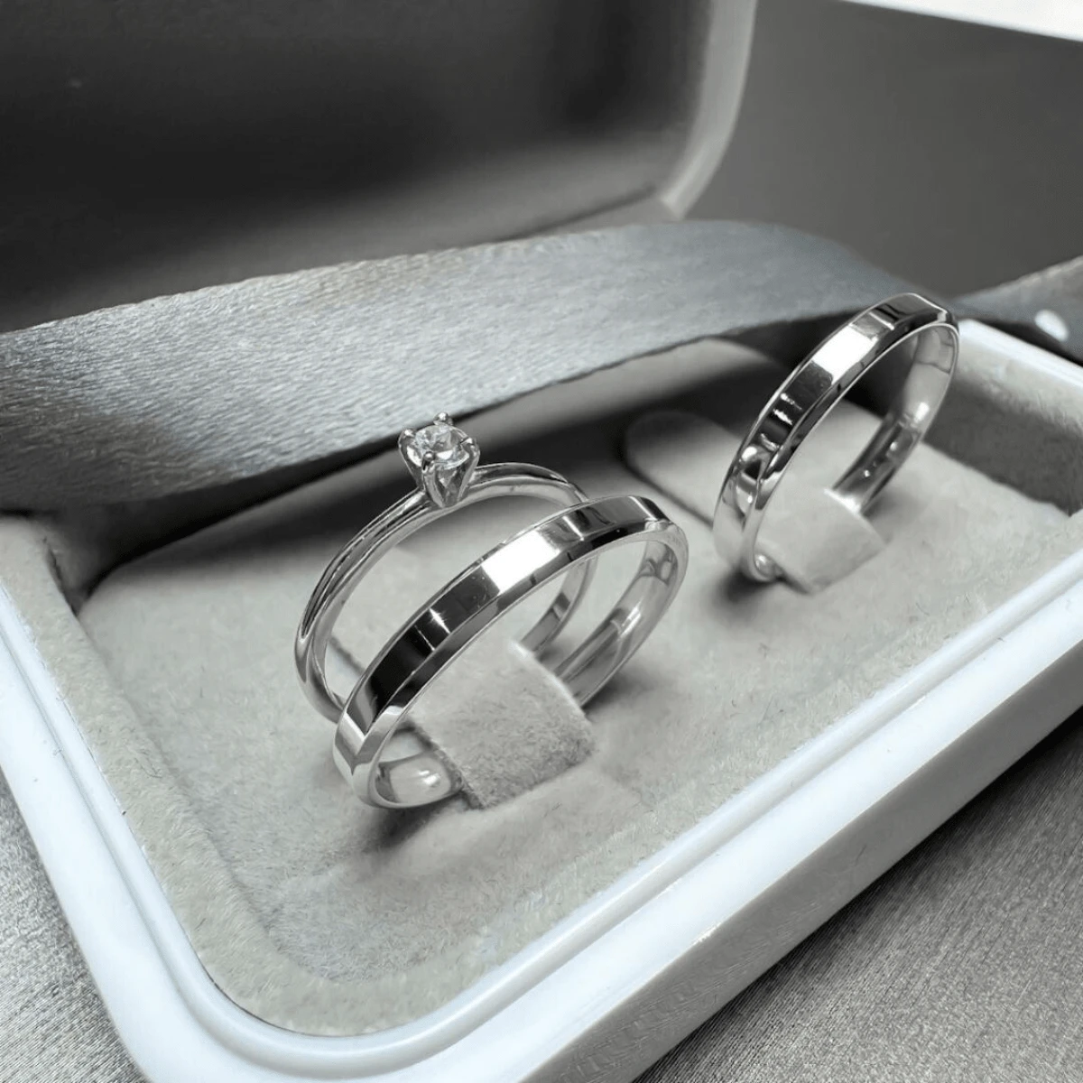 Ring Sets - Silver - View 1