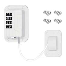 Refrigerator Freezer Door Lock Strong Adhesive - White - View 6