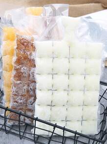 1入使用即棄PE製冰袋，隨機顏色（包裝和尺寸：A款，10入裝）