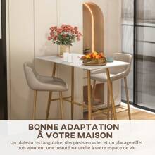 HOMCOM Dining Tables - White - View 7
