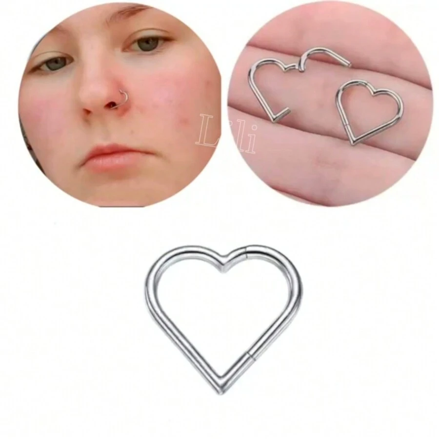 Nose Ring - 銀色 - 查看 1