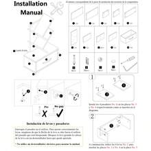 ANTSAY Bookcase And Furniture Organizer Book Shelf,Tree Bookshelf With Drawer,Vintage Wooden Storage Shelf For CD/Movies/Books,Practical Organizer For Living Room,Bedroom,Home Office - 棕色 - 查看 7