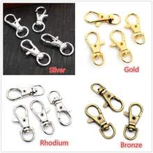 10pcs Lobster Clasp Hooks DIY Jewelry Making Accessories For Keychain Necklace Bracelet