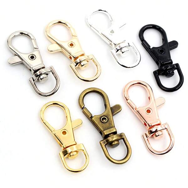 10pcs Lobster Clasp Hooks DIY Jewelry Making Accessories For Keychain Necklace Bracelet