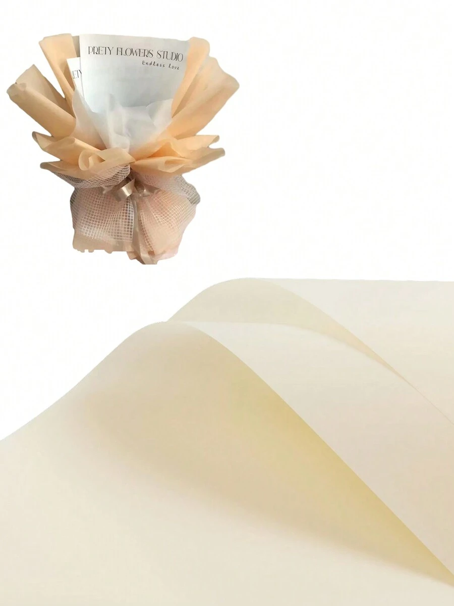 20/10 Bán trong suốt Không thấm nước Hoa Bó hoa Giấy gói Với Hình hoa , , Đối với Đồ thủ công DIY , Qủa tặng Dây Quấn Và Hoa bao bì - Rượu sâm banh - Xem 1