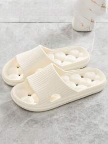 Unisex EVA Lightweight Non-Slip Quick-Drying Breathable Shower Slippers, Suitable For Summer Indoor Home Bathroom Swimming Pool Shower, Antibacterial Odor-Resistant, Fashion Couple Style Home Bathroom Hotel Beach. Ladies Slippers, Slippers, Plastic Slippers, Home Slippers