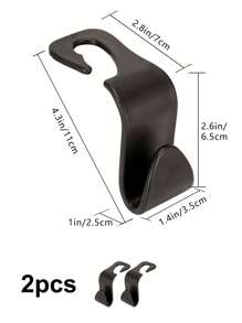 2pcs Car Seat Back Hook