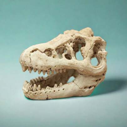 1入組水族箱裝飾樹脂恐龍頭骨爬蟲類獅子蜥蜴蜘蛛蛇骨頭頭骨繁殖藏匿所（小/大）