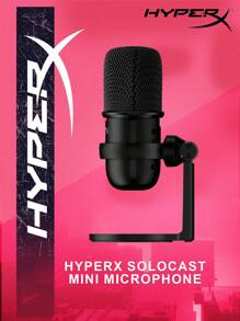 Original HyperX Solocast MIC Usb Condenser Gaming HYPER X Condenser Microphone - Black - View 1