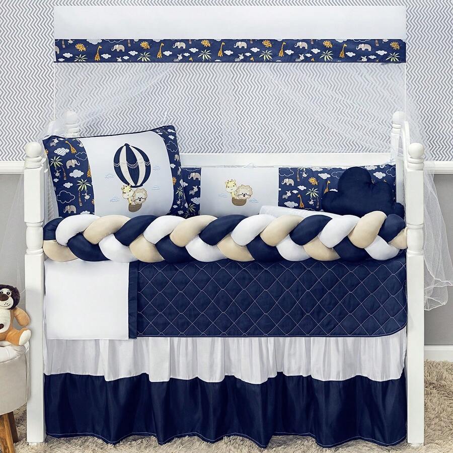 Baby & Kid's Bedding Sets - Màu xanh hải quân - Xem 1