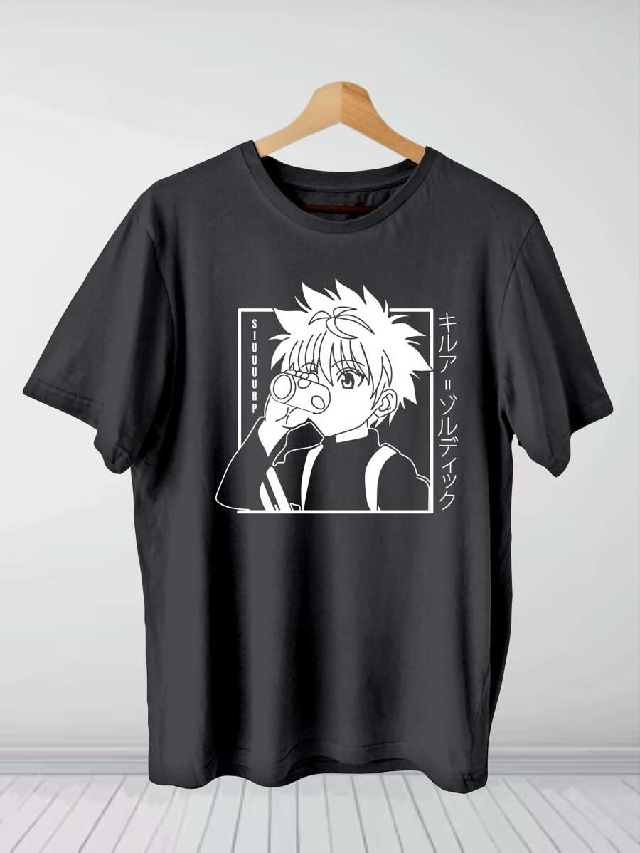 Men T-Shirts - 黑色 - 查看 1