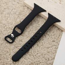 1件女款運動錶帶，適用於 38mm 40mm 41mm 42mm 44mm 45mm 46mm 49mm Series Ultra S11/10 9/8/7/6/5/4/3/2 SE - 黑色 - 查看 5