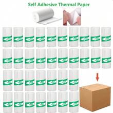 400 Rolls Per Caron Mini Printer Paper, Self Adhesive Thermal Paper Printable Sticker Paper For Pocket Thermal Printer,Wireless Bluetooth Study Notes Photo Inkless Printer - White - View 3
