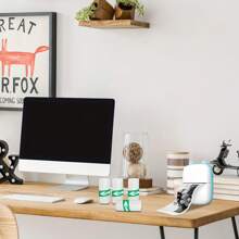 400 Rolls Per Caron Mini Printer Paper, Self Adhesive Thermal Paper Printable Sticker Paper For Pocket Thermal Printer,Wireless Bluetooth Study Notes Photo Inkless Printer - White - View 8