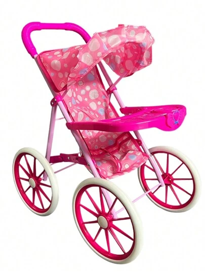 Carriola para muñecas, llantas grandes, carriolita para muñecas, carreola, cochecito para muñecas y juguetes, ideal para niñas