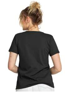 Women T-Shirts - Màu tím - Xem 2