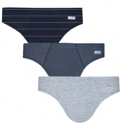 LUPO Kit C/6 Cueca Slip Lupo Masculina De Algodão 00515-089