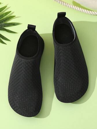 Women's Black Quick-Dry Water Shoes, Beach Shoes, Aqua Shoes, Swim Shoes, Non-Slip Water Socks, Breathable Running Shoes, Yoga Shoes, Indoor Barefoot Shoes