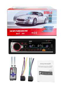 Auto Estereo Para Coche Con Reproductor Mp3 Radio Bluetooth - Negro - Ver 8