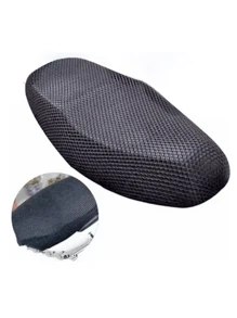 Malla Funda Cubre Asiento Motocicleta Termica Universal Moto - Negro - Ver 2