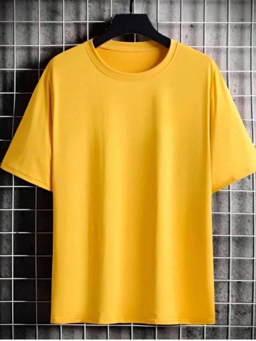 Men T-Shirts - Màu vàng - Xem 1