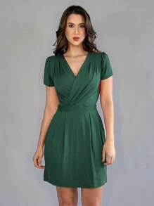 Women Dresses - Army Green - View 1