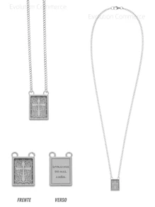 Men's Pendant Necklaces - 銀色 - 查看 6