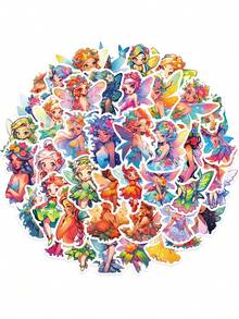 50入組卡通塗鴉貼紙