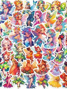 50入組卡通塗鴉貼紙