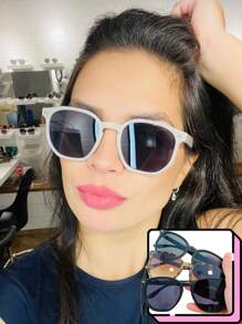 Women Fashion Glasses - Light Grey - View 1