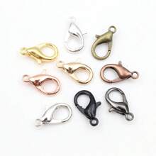 50pcs Small Alloy Lobster Clasp Hooks Connector For Necklace Bracelet Chain DIY Jewelry Making Accessories