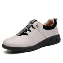 Spring/Summer Women's Comfortable Flat Walking Shoes, Soft Sole Lace-Up Outdoor Sneakers