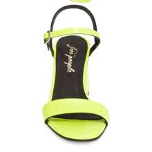 FREE PEOPLE Liv Block Heel In Neon - Neon - View 3