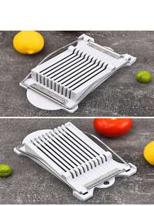 1pc Creative Multifunctional 304 Stainless Steel Lunch Meat Slicer, Banana, Watermelon, Ham Slicer, Egg Cut Splitter