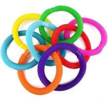12 Peças Tubos Pop, Lembrancinhas de Festa para Crianças, Brinquedos de Sala de Aula para Meninos e Meninas, Presentes para Adultos, Presentes do Dia dos Namorados, Cor Aleatória - Multicolorido - Visão 5