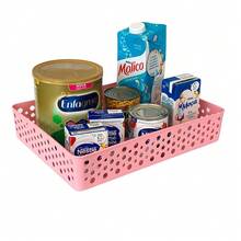 Jogo 10 cestinhos organizadores grande multiuso para quarto infantil cômoda bebê guarda roupa armário gaveta geladeira cozinha escritório lavanderia banheiro penteadeira acessórios maquiagem